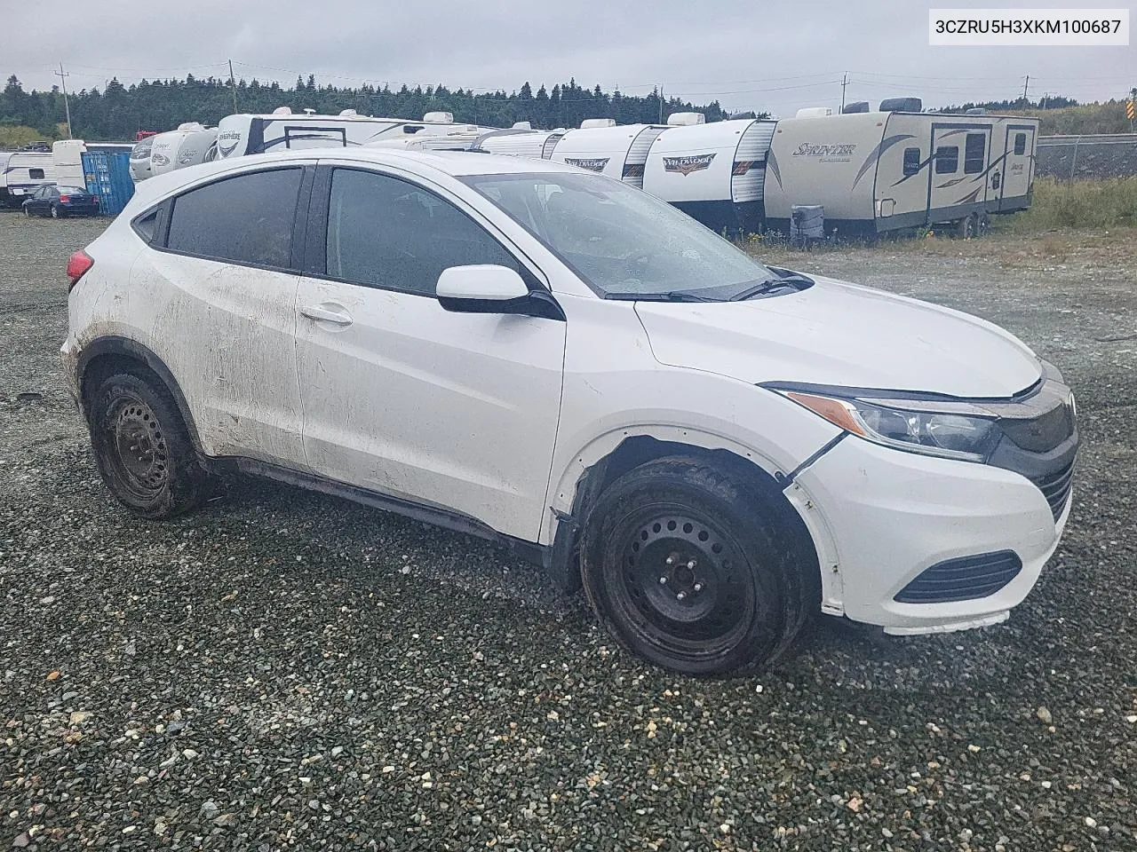 2019 Honda Hr-V Lx VIN: 3CZRU5H3XKM100687 Lot: 64576334