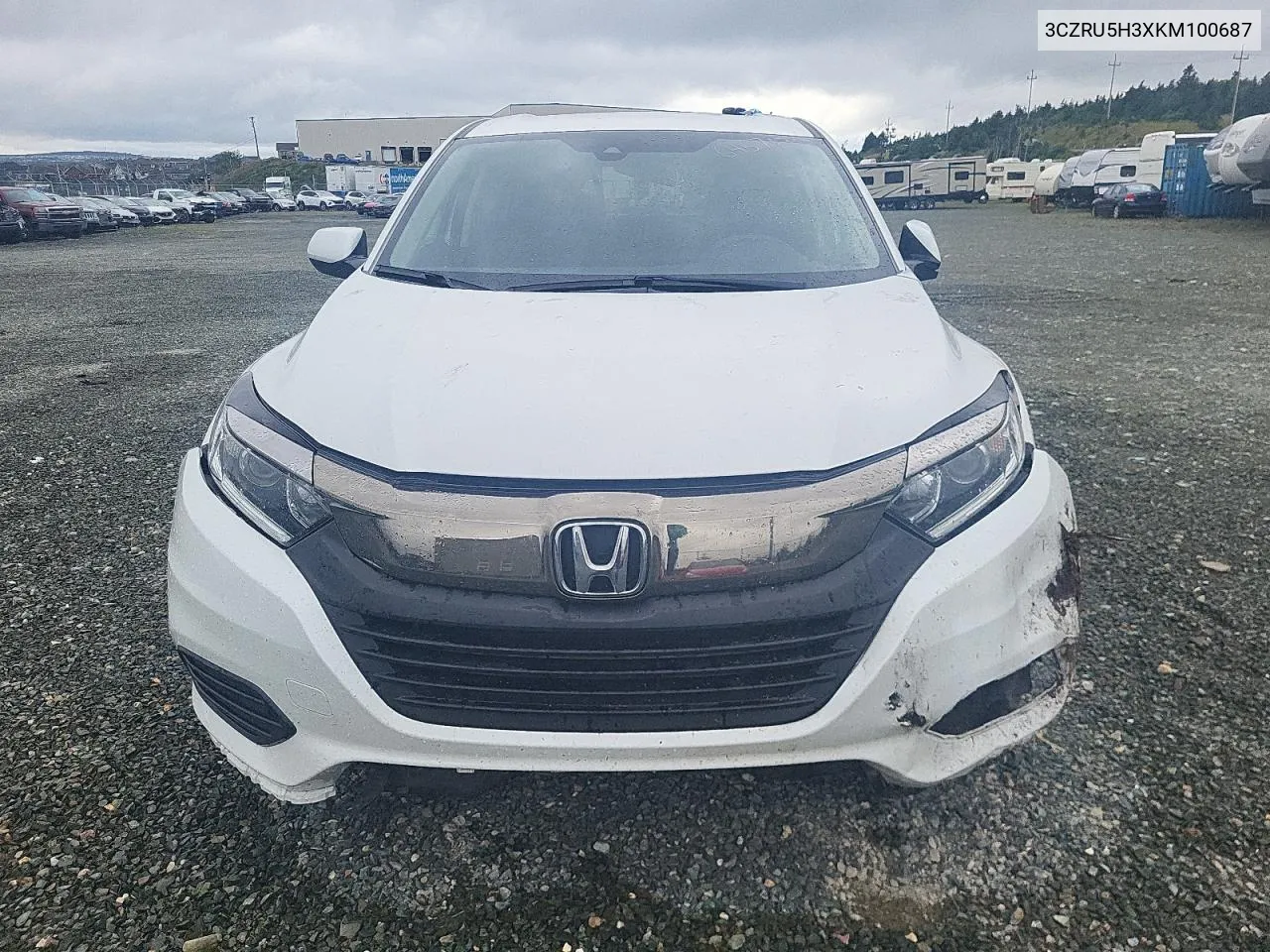 2019 Honda Hr-V Lx VIN: 3CZRU5H3XKM100687 Lot: 64576334