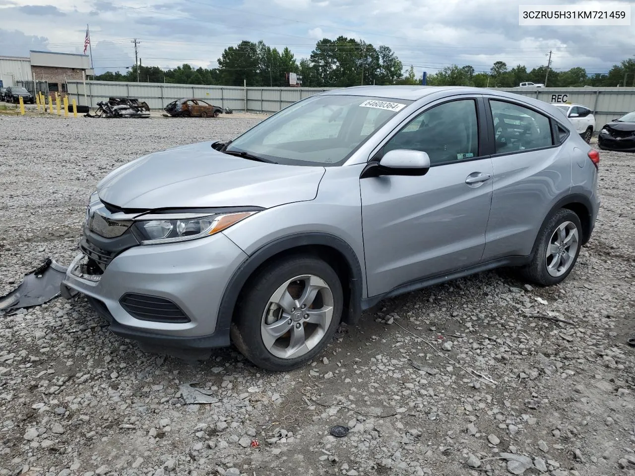 3CZRU5H31KM721459 2019 Honda Hr-V Lx