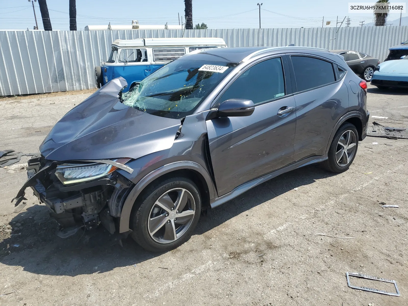 3CZRU6H97KM716082 2019 Honda Hr-V Touring