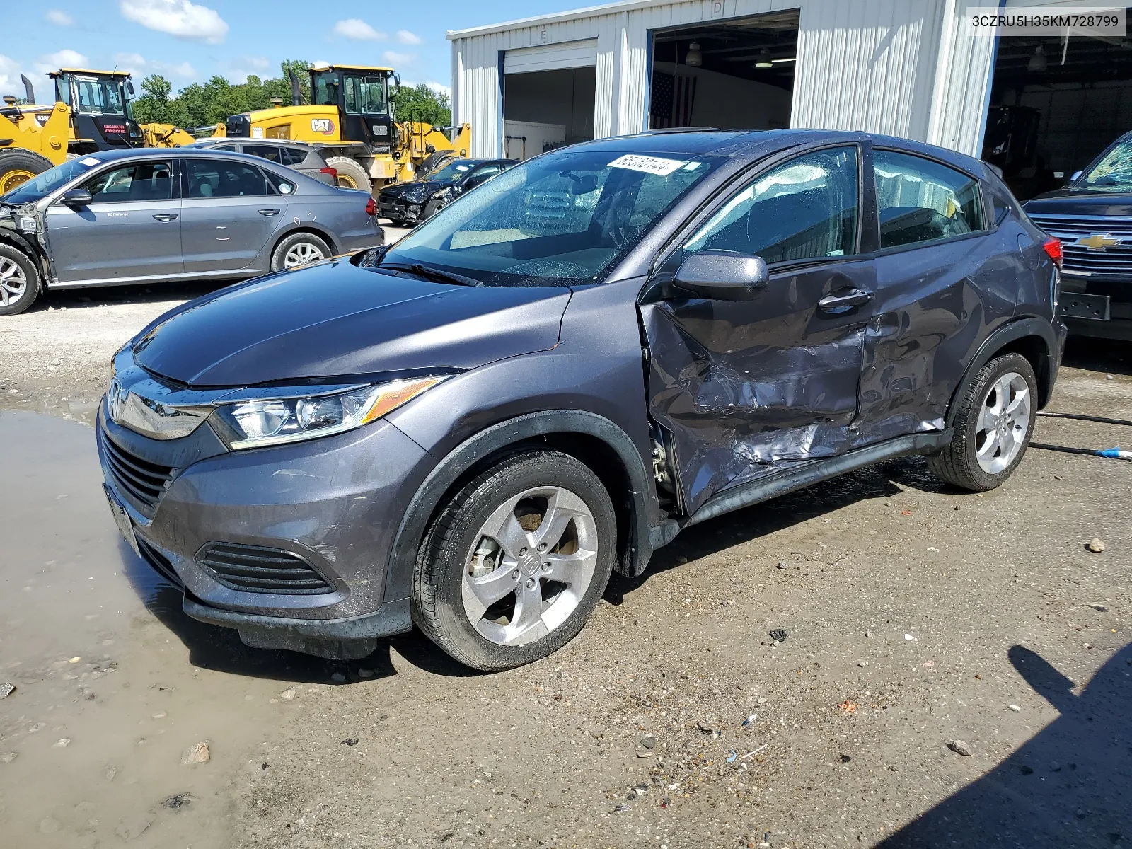 2019 Honda Hr-V Lx VIN: 3CZRU5H35KM728799 Lot: 65660144