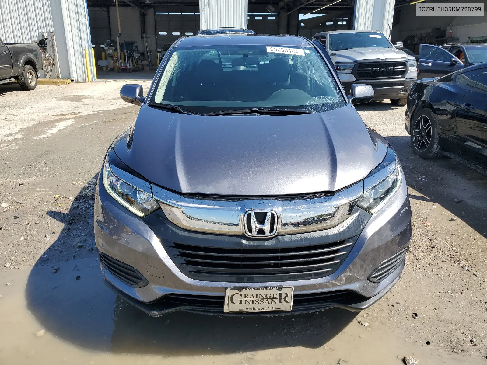 2019 Honda Hr-V Lx VIN: 3CZRU5H35KM728799 Lot: 65660144