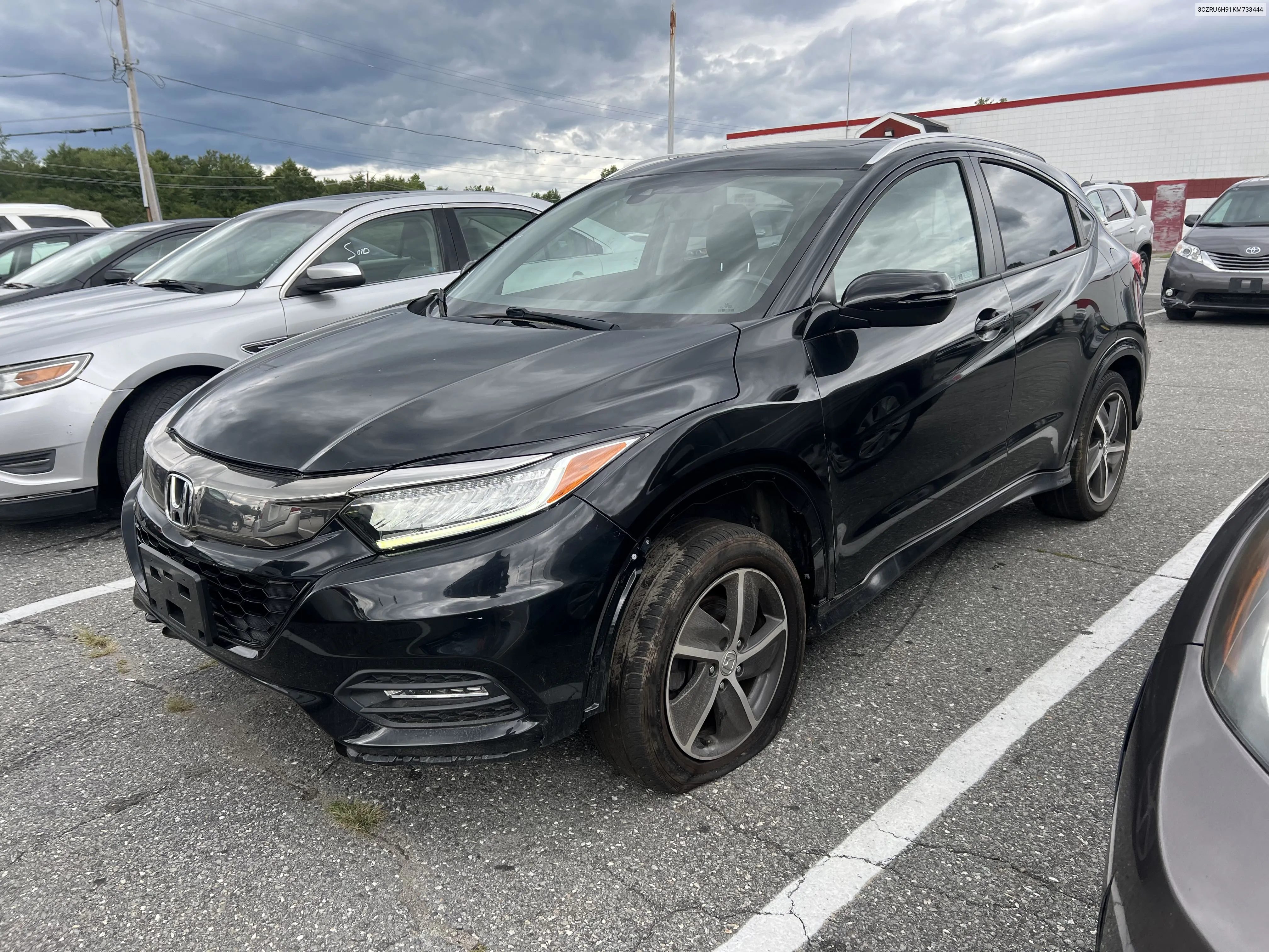 2019 Honda Hr-V Touring VIN: 3CZRU6H91KM733444 Lot: 67335604