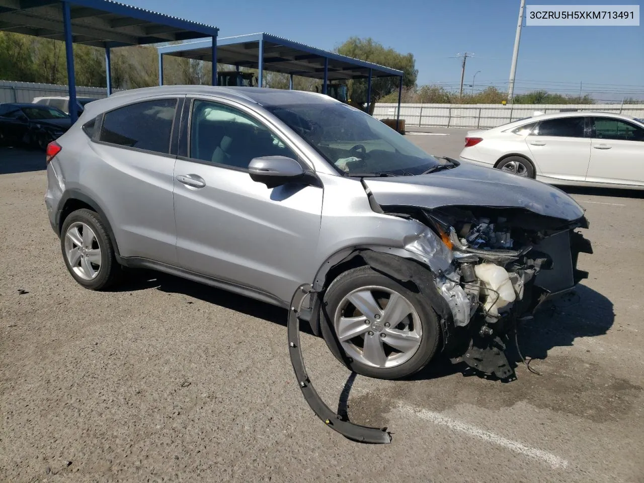 2019 Honda Hr-V Ex VIN: 3CZRU5H5XKM713491 Lot: 68100424