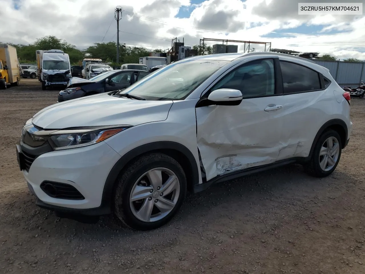 2019 Honda Hr-V Ex VIN: 3CZRU5H57KM704621 Lot: 69536274