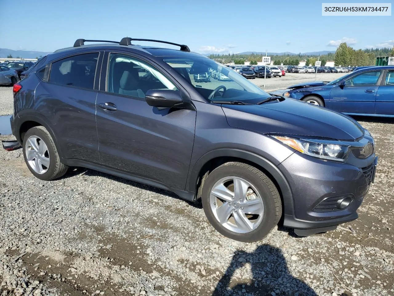 3CZRU6H53KM734477 2019 Honda Hr-V Ex