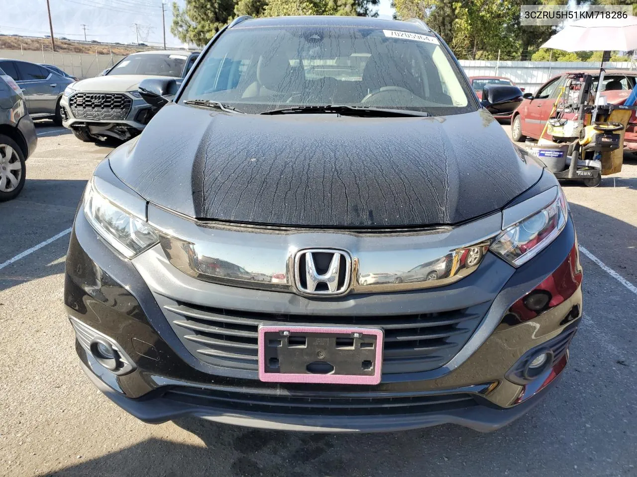 2019 Honda Hr-V Ex VIN: 3CZRU5H51KM718286 Lot: 70205964