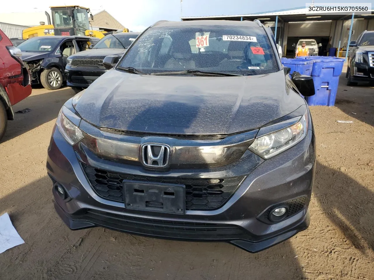 2019 Honda Hr-V Sport VIN: 3CZRU6H15KG705560 Lot: 70234834