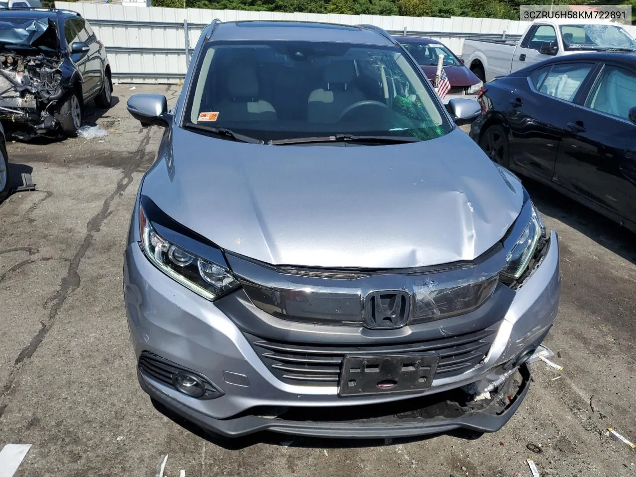 2019 Honda Hr-V Ex VIN: 3CZRU6H58KM722891 Lot: 70311864