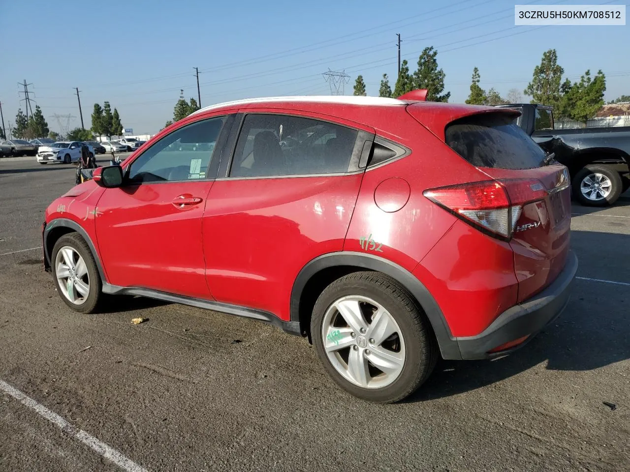 2019 Honda Hr-V Ex VIN: 3CZRU5H50KM708512 Lot: 70476344