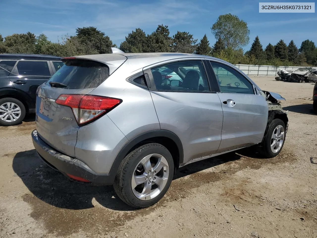 2019 Honda Hr-V Lx VIN: 3CZRU6H35KG731321 Lot: 70626714