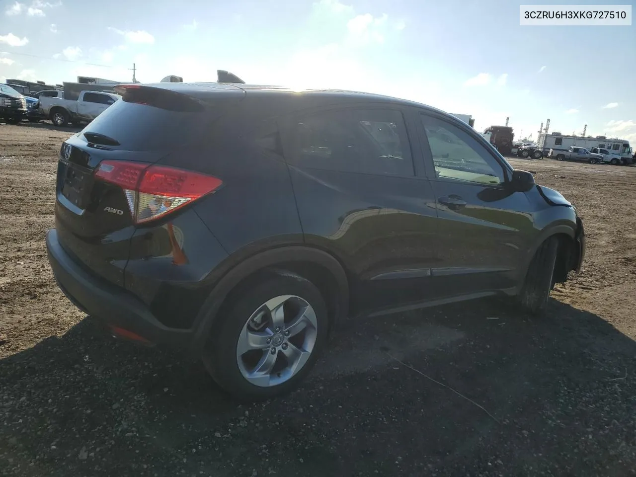 3CZRU6H3XKG727510 2019 Honda Hr-V Lx