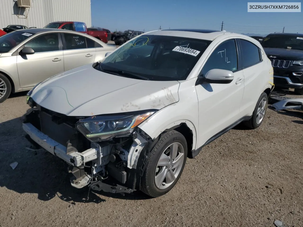 3CZRU5H7XKM726856 2019 Honda Hr-V Exl