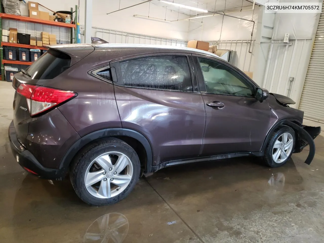 2019 Honda Hr-V Exl VIN: 3CZRU6H74KM705572 Lot: 71054804