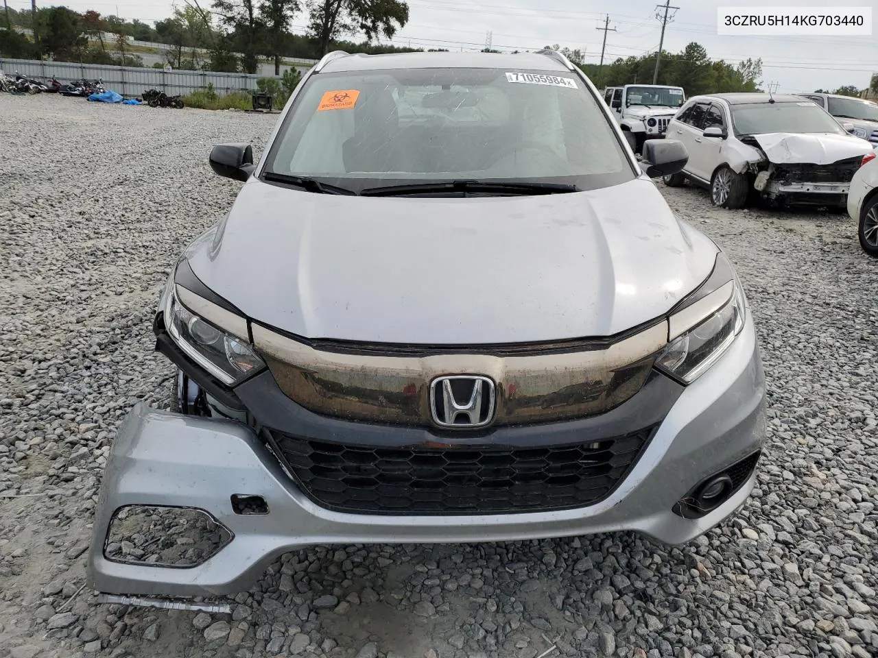 2019 Honda Hr-V Sport VIN: 3CZRU5H14KG703440 Lot: 71055984