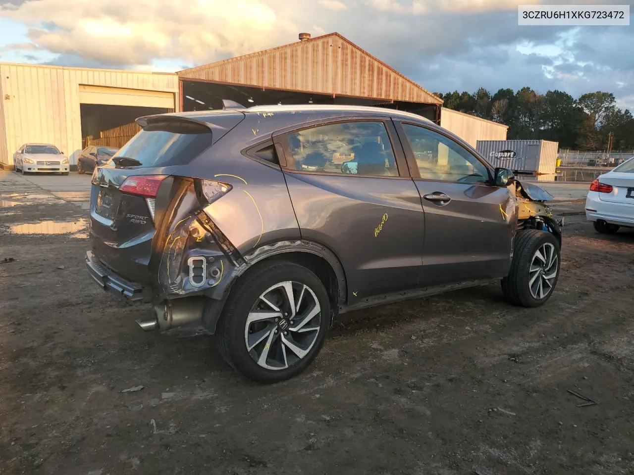 3CZRU6H1XKG723472 2019 Honda Hr-V Sport