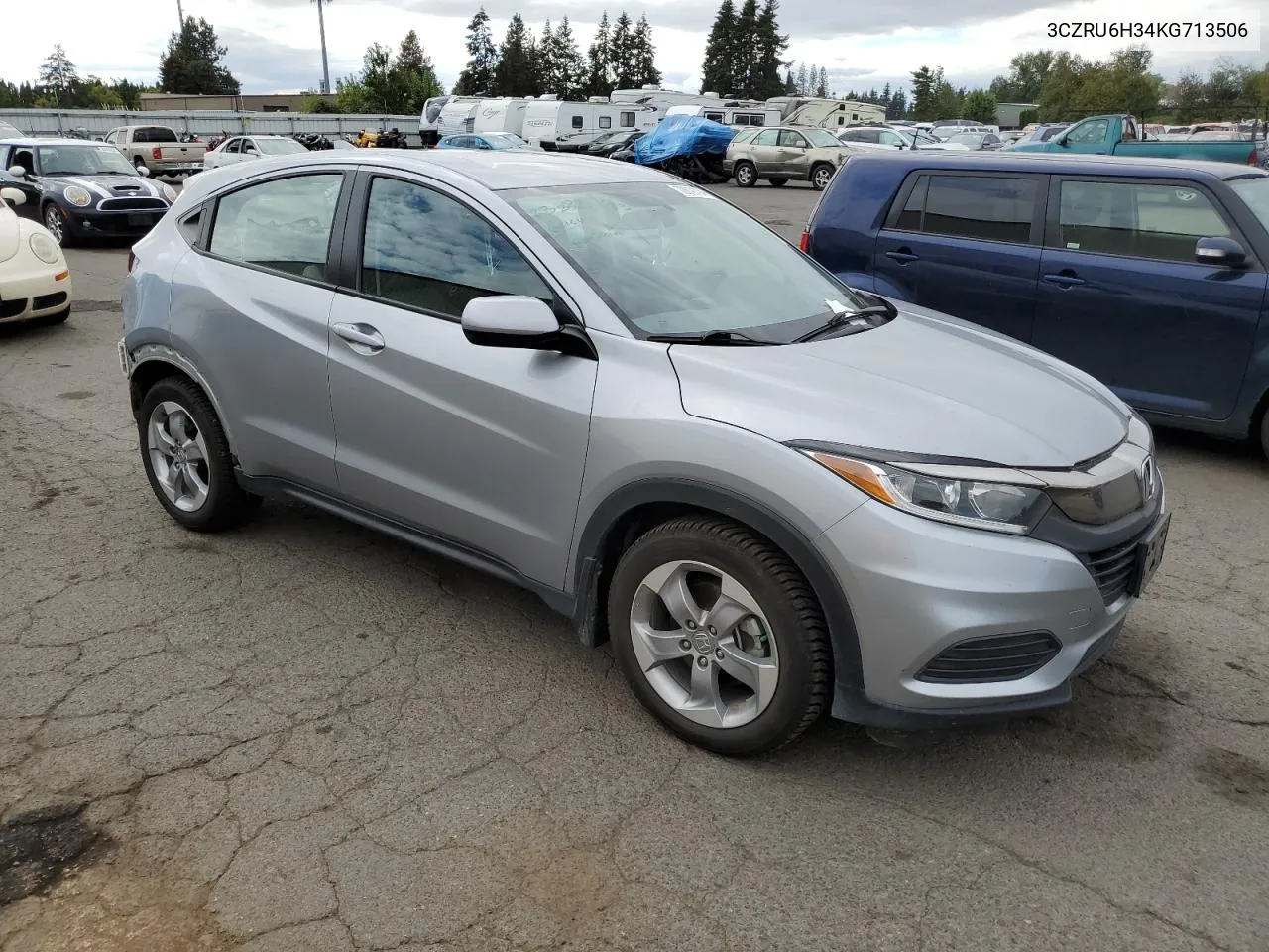 3CZRU6H34KG713506 2019 Honda Hr-V Lx