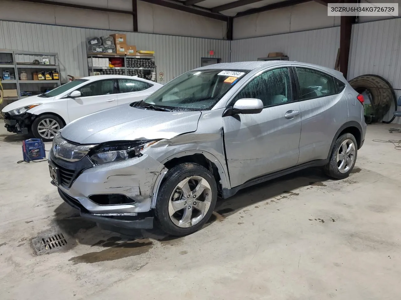 2019 Honda Hr-V Lx VIN: 3CZRU6H34KG726739 Lot: 72477664