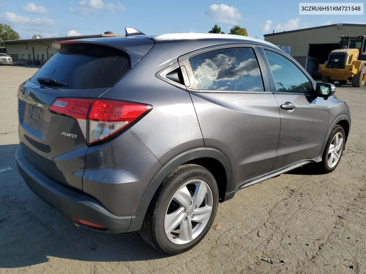 2019 Honda Hr-V Ex VIN: 3CZRU6H51KM721548 Lot: 72510664