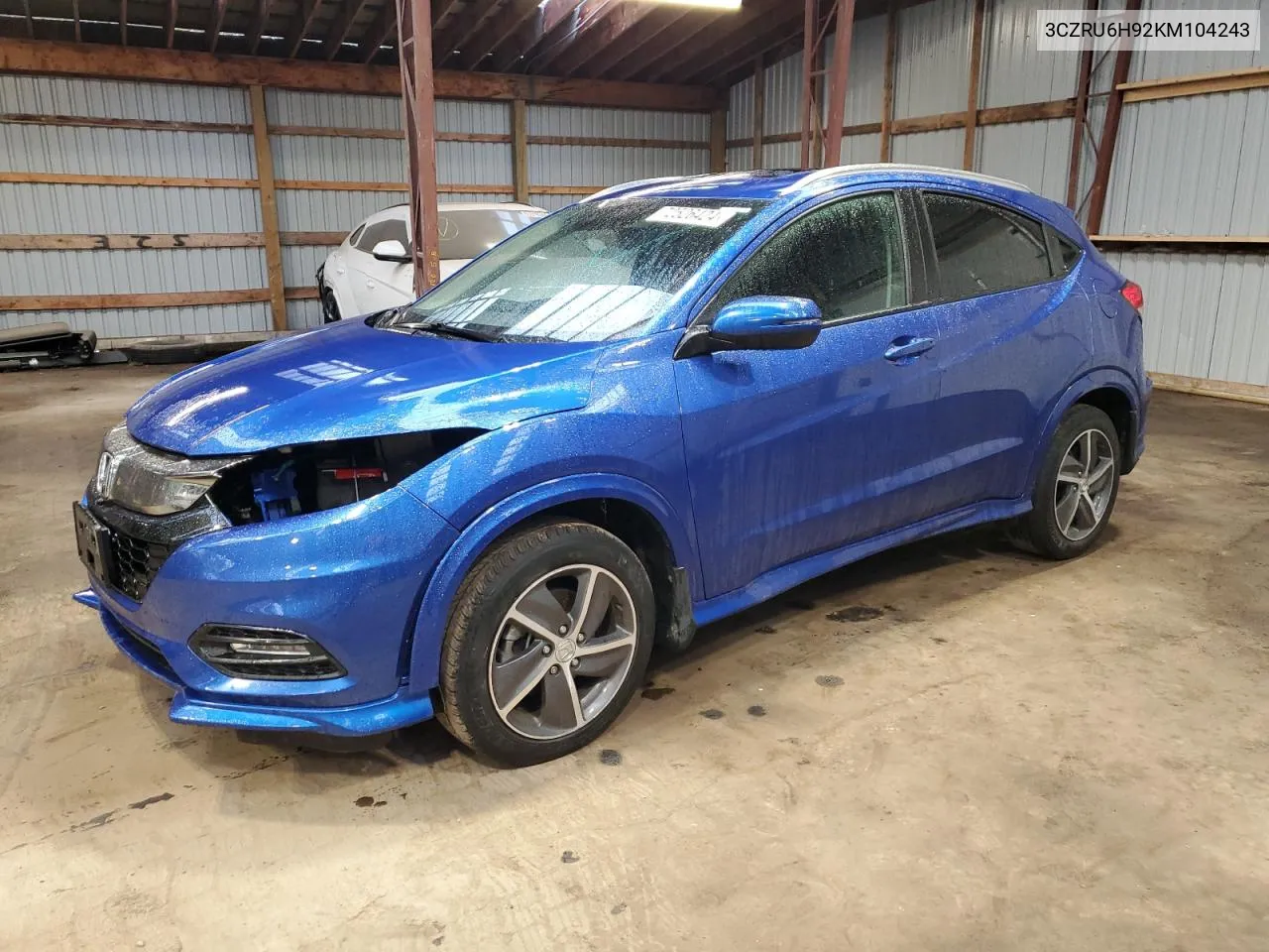 2019 Honda Hr-V Touring VIN: 3CZRU6H92KM104243 Lot: 72526424