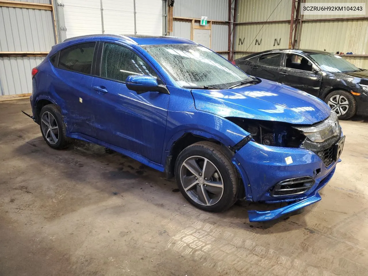 2019 Honda Hr-V Touring VIN: 3CZRU6H92KM104243 Lot: 72526424