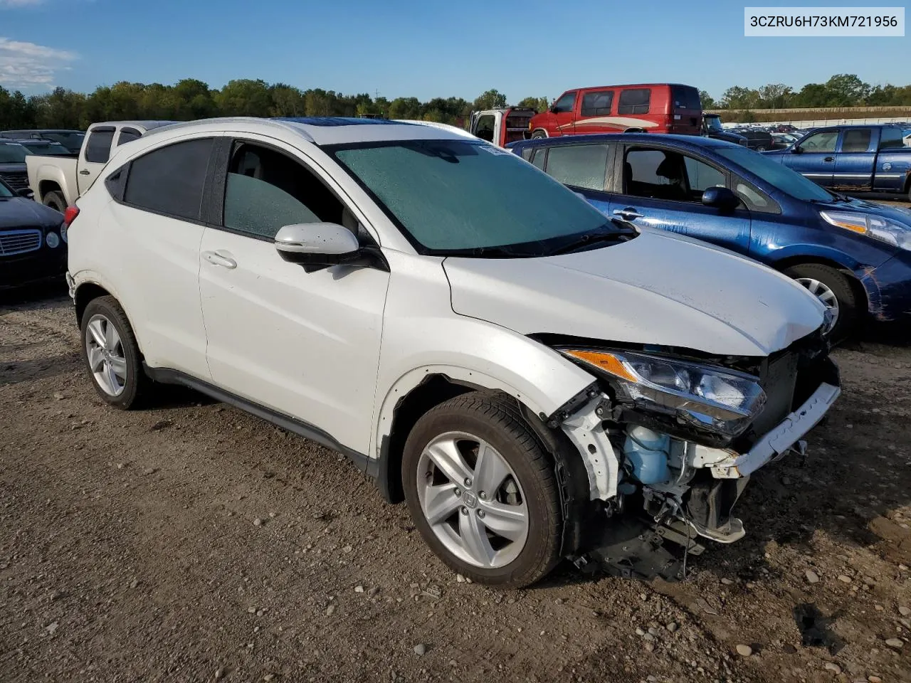 2019 Honda Hr-V Exl VIN: 3CZRU6H73KM721956 Lot: 72779004