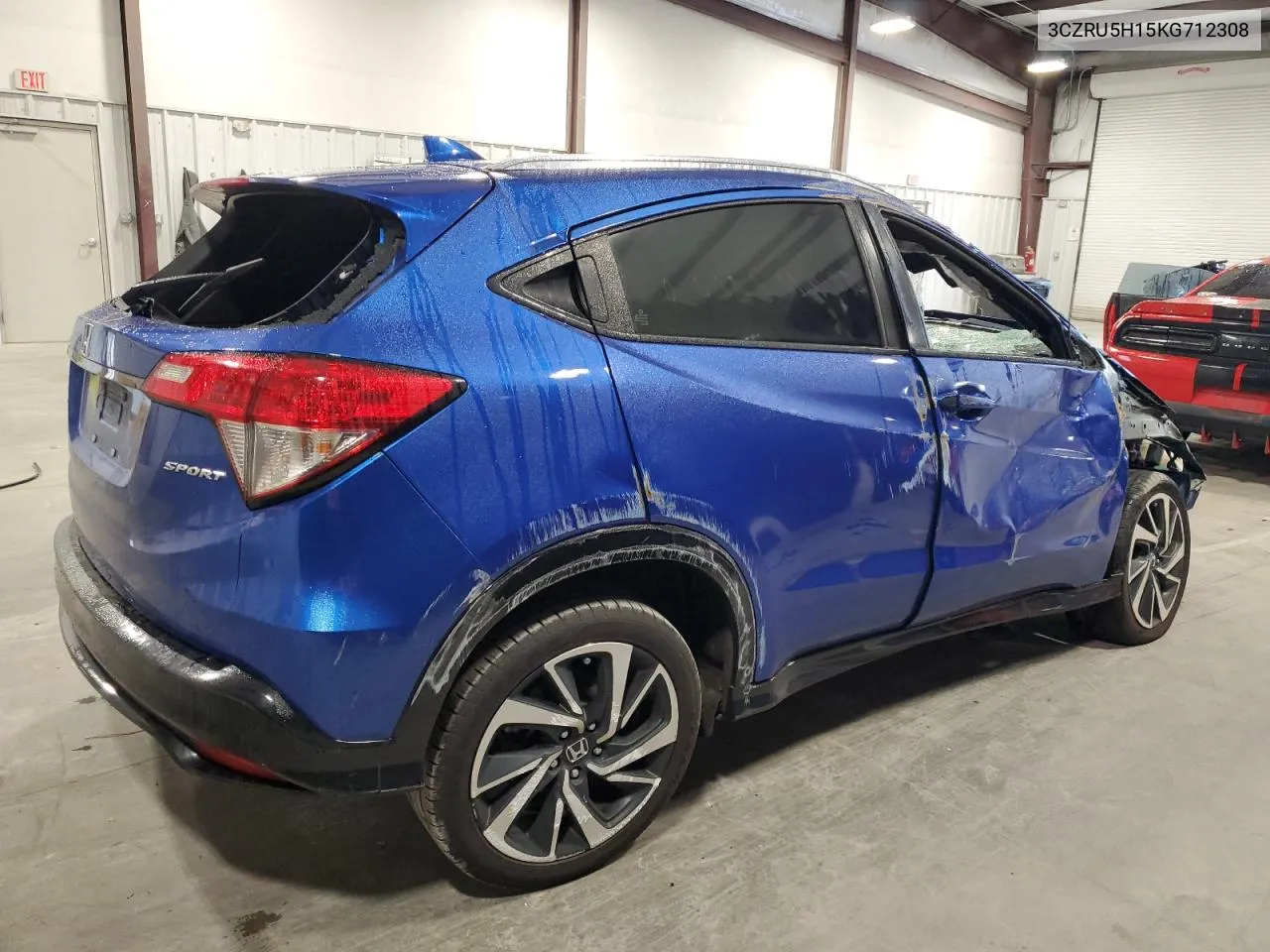 2019 Honda Hr-V Sport VIN: 3CZRU5H15KG712308 Lot: 73541254