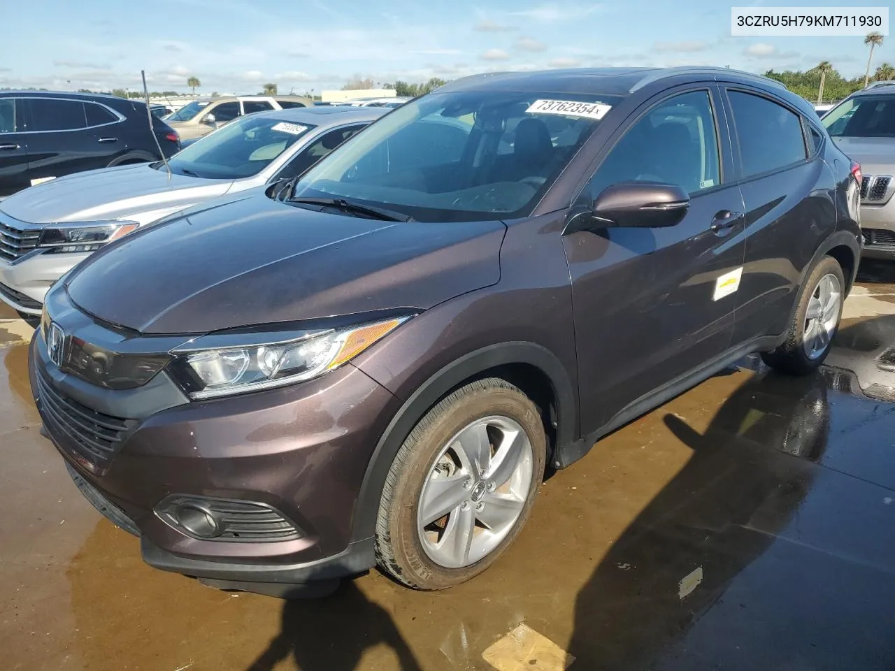 2019 Honda Hr-V Exl VIN: 3CZRU5H79KM711930 Lot: 73762354