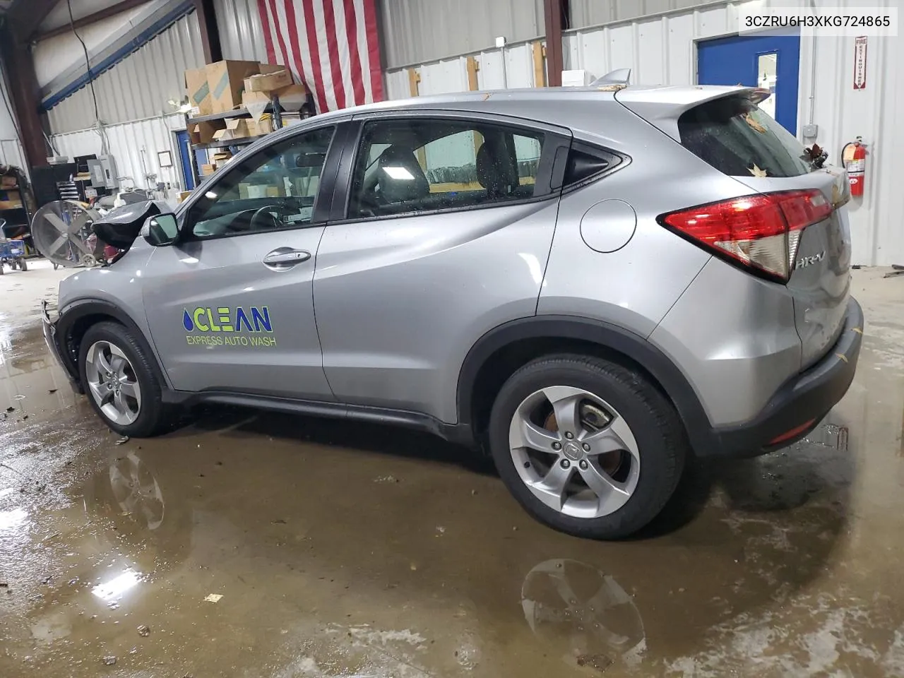 2019 Honda Hr-V Lx VIN: 3CZRU6H3XKG724865 Lot: 74255444