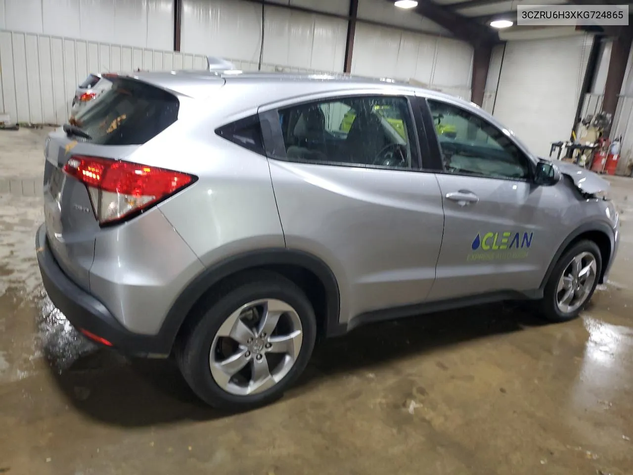 2019 Honda Hr-V Lx VIN: 3CZRU6H3XKG724865 Lot: 74255444