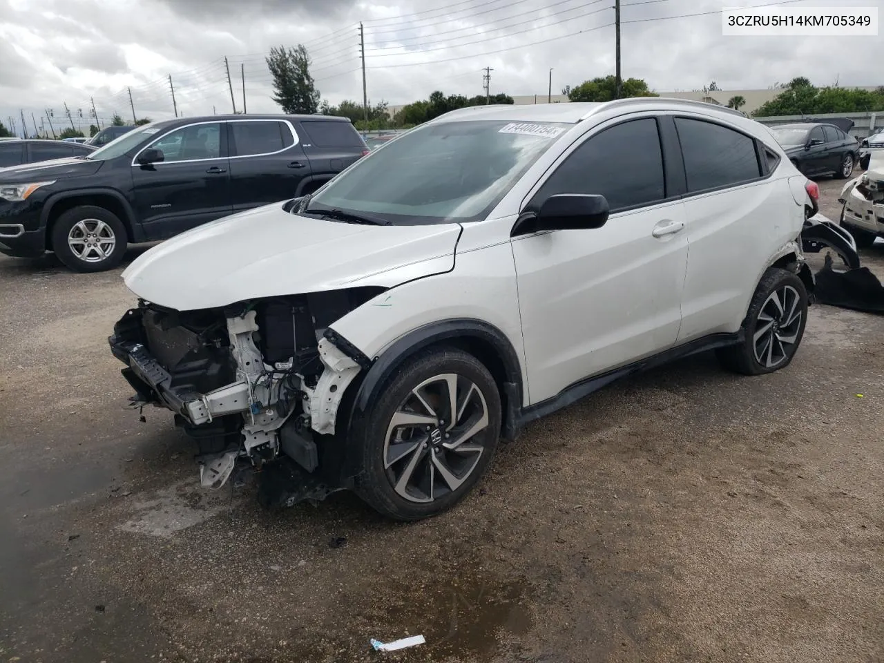 2019 Honda Hr-V Sport VIN: 3CZRU5H14KM705349 Lot: 74400754