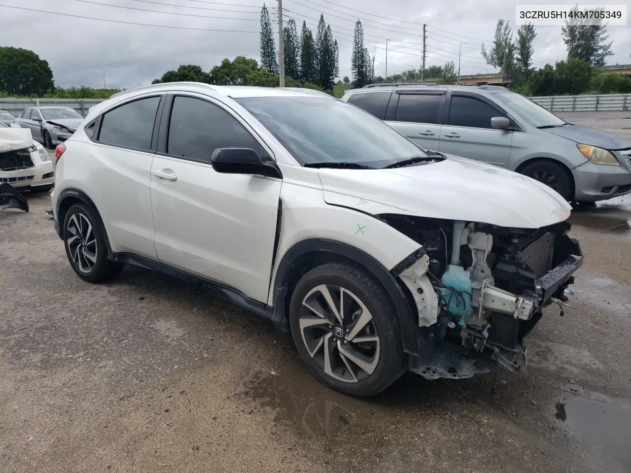 2019 Honda Hr-V Sport VIN: 3CZRU5H14KM705349 Lot: 74400754