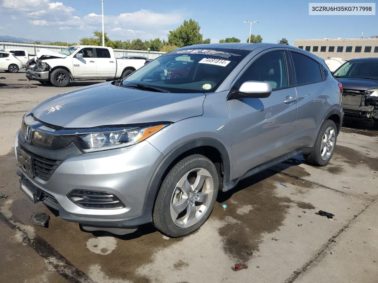 2019 Honda Hr-V Lx VIN: 3CZRU6H35KG717998 Lot: 74491814