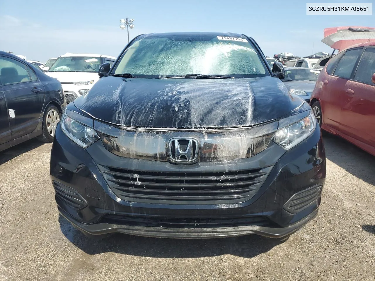 2019 Honda Hr-V Lx VIN: 3CZRU5H31KM705651 Lot: 74497794