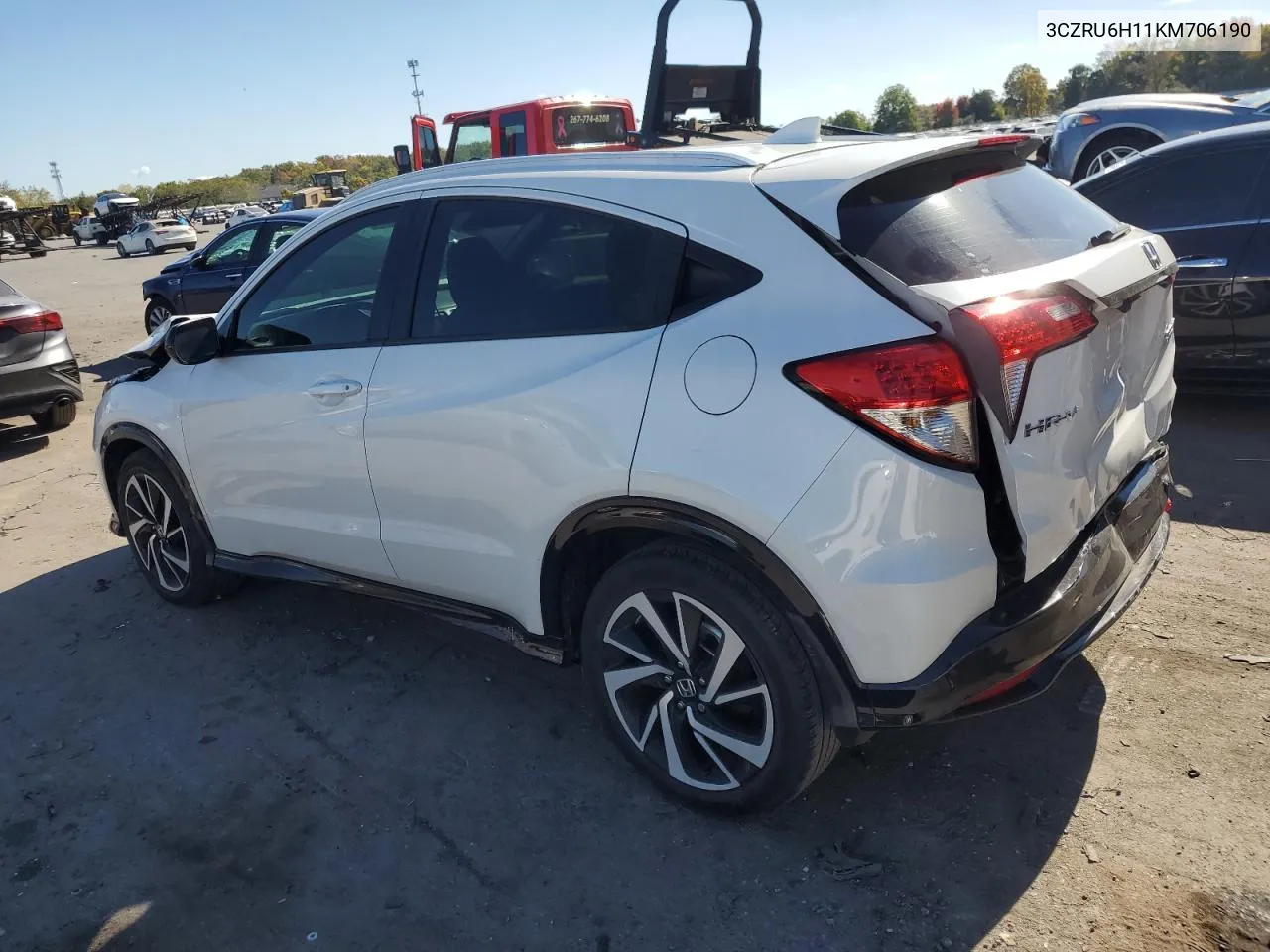 2019 Honda Hr-V Sport VIN: 3CZRU6H11KM706190 Lot: 74992494