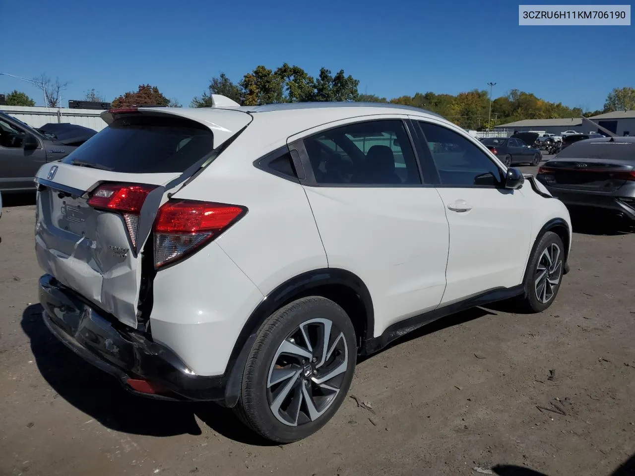 2019 Honda Hr-V Sport VIN: 3CZRU6H11KM706190 Lot: 74992494