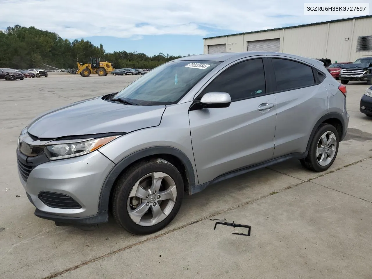 2019 Honda Hr-V Lx VIN: 3CZRU6H38KG727697 Lot: 75022834