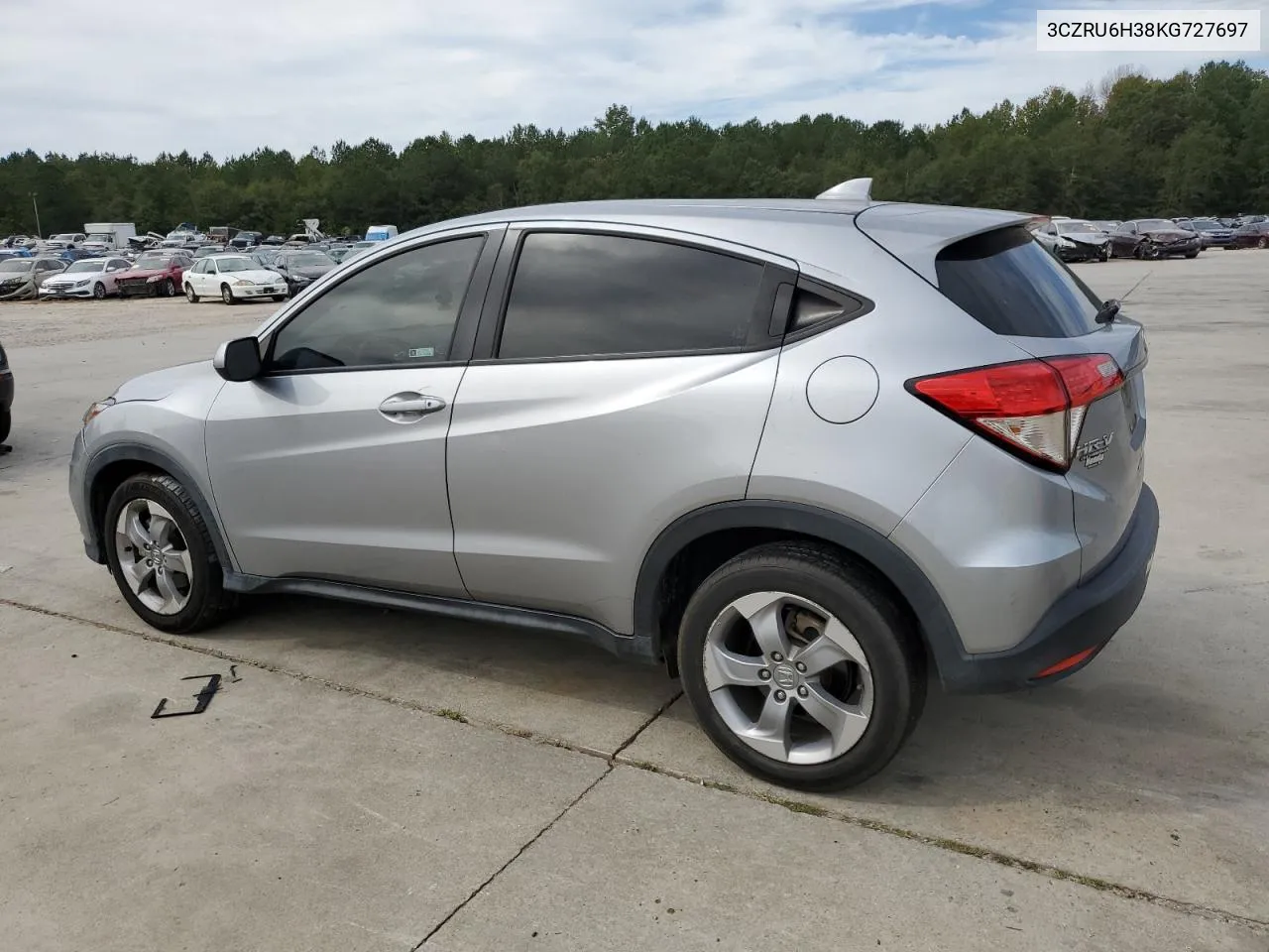 2019 Honda Hr-V Lx VIN: 3CZRU6H38KG727697 Lot: 75022834