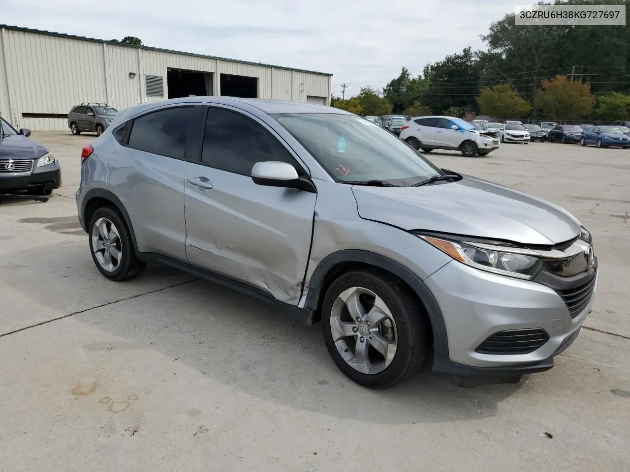 2019 Honda Hr-V Lx VIN: 3CZRU6H38KG727697 Lot: 75022834