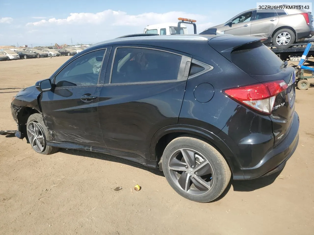 2019 Honda Hr-V Touring VIN: 3CZRU6H97KM715143 Lot: 75138954