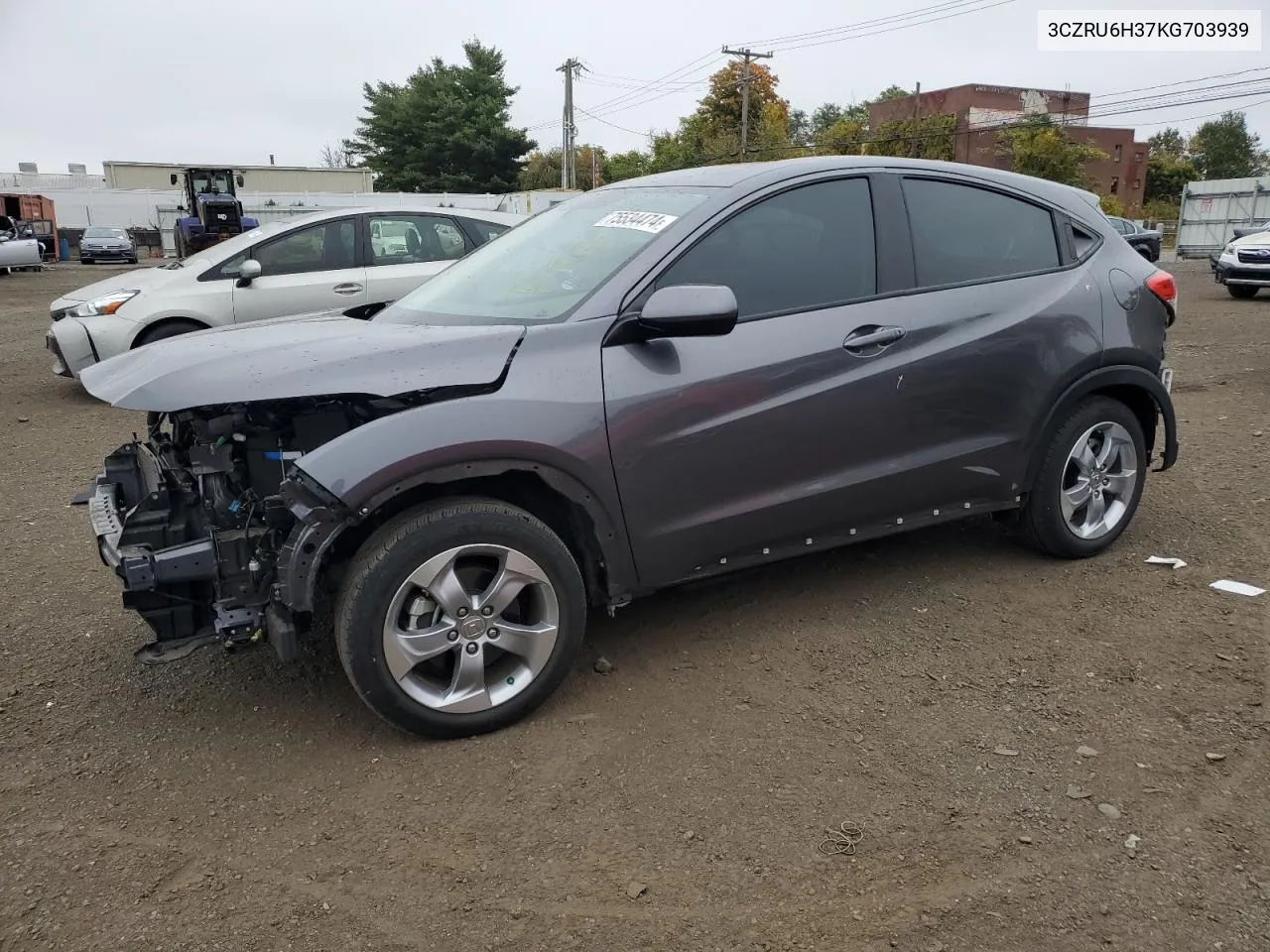 2019 Honda Hr-V Lx VIN: 3CZRU6H37KG703939 Lot: 75534474