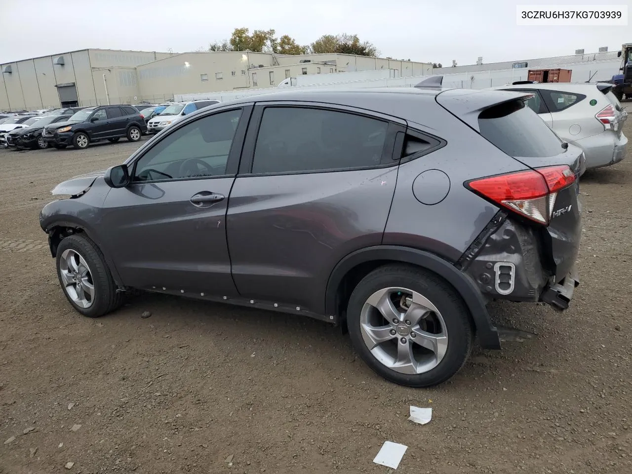 2019 Honda Hr-V Lx VIN: 3CZRU6H37KG703939 Lot: 75534474