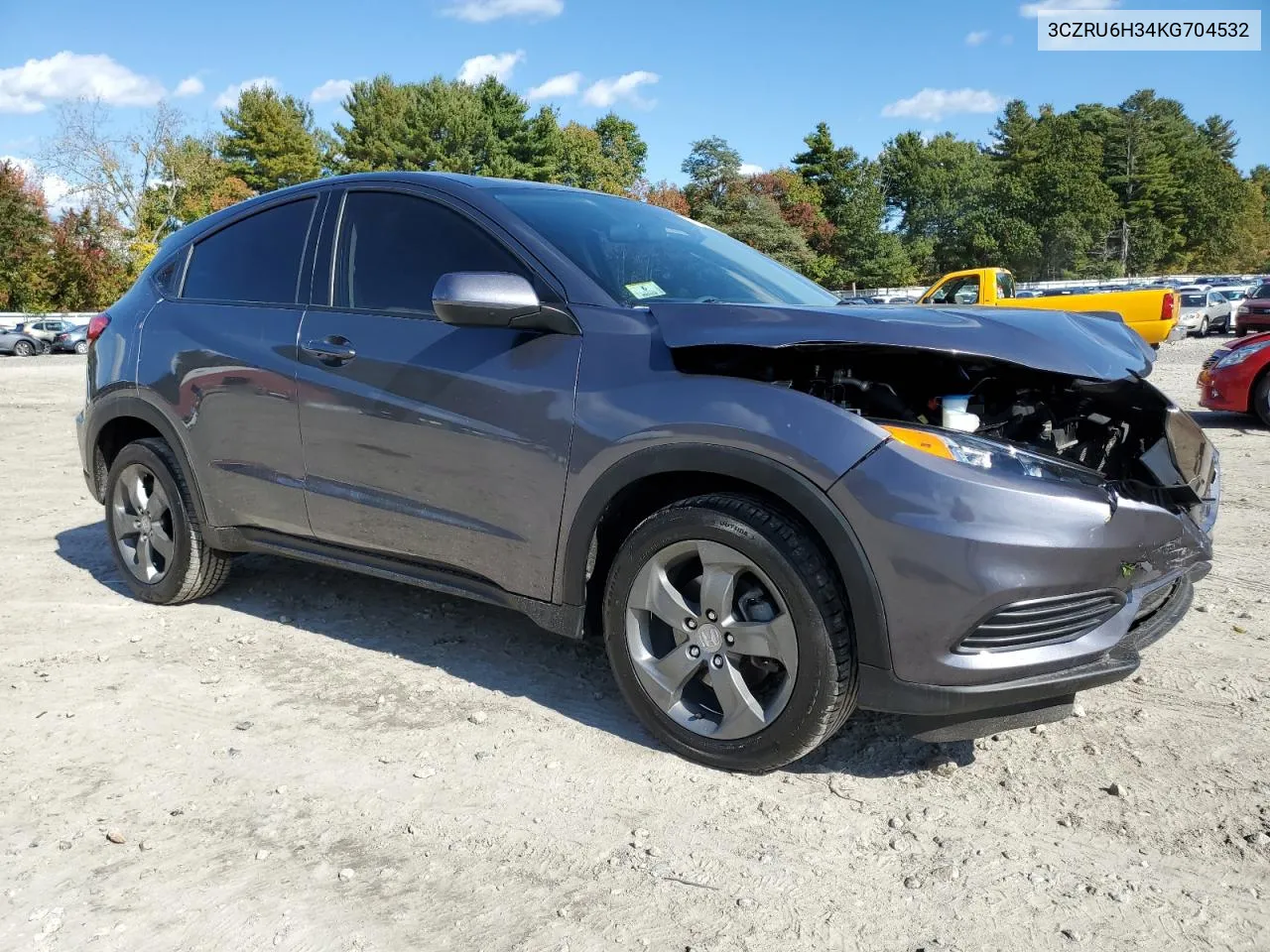 2019 Honda Hr-V Lx VIN: 3CZRU6H34KG704532 Lot: 75596934