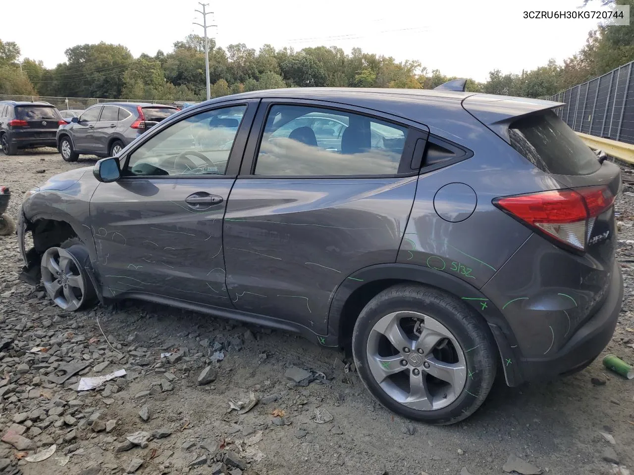 3CZRU6H30KG720744 2019 Honda Hr-V Lx