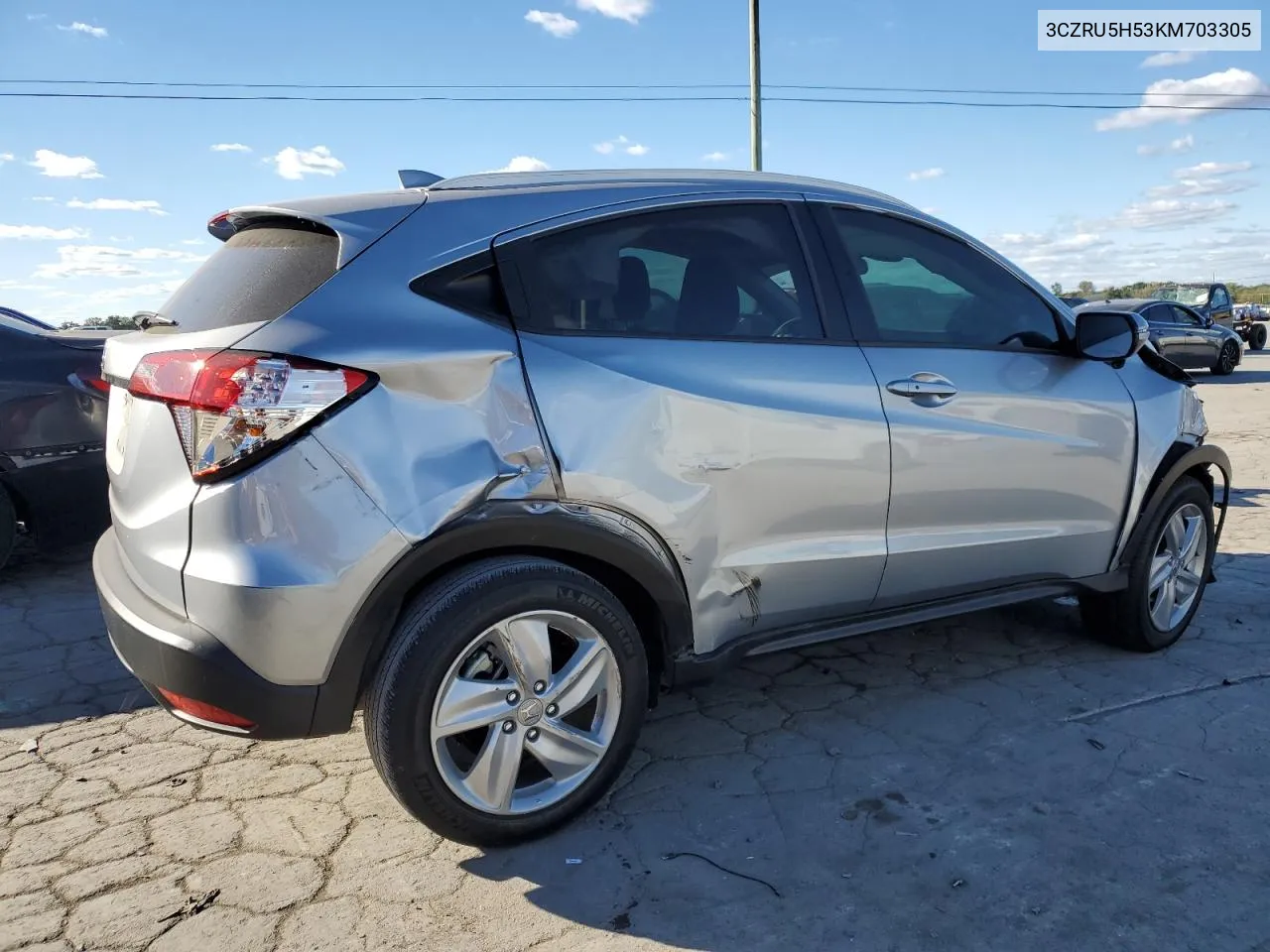 2019 Honda Hr-V Ex VIN: 3CZRU5H53KM703305 Lot: 76563644