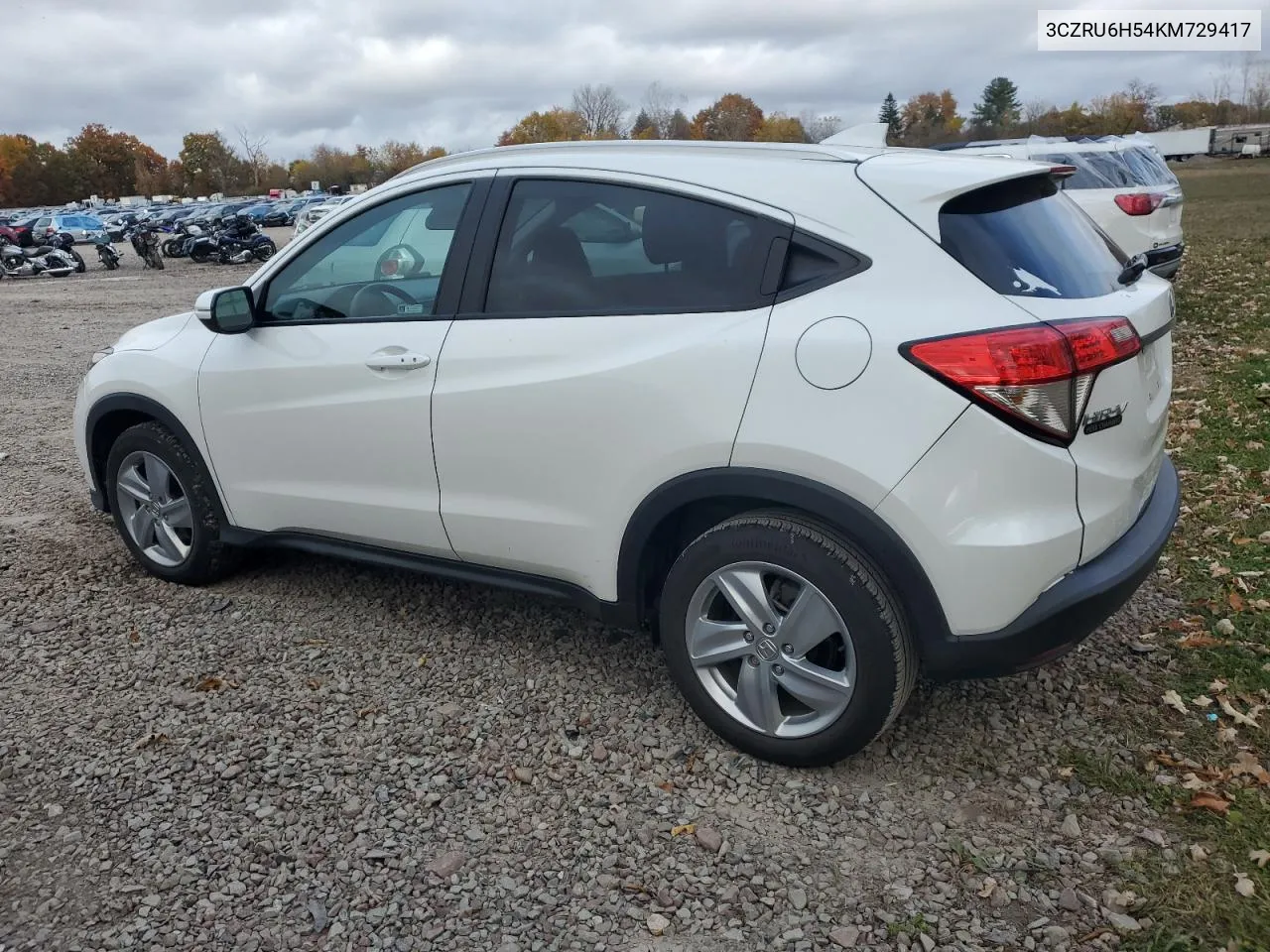 2019 Honda Hr-V Ex VIN: 3CZRU6H54KM729417 Lot: 76586094