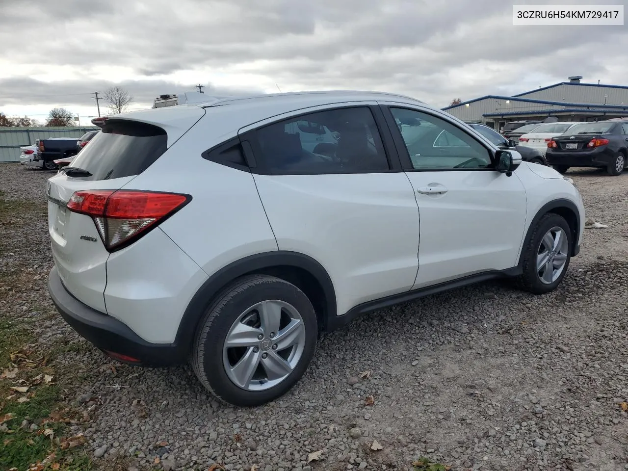 2019 Honda Hr-V Ex VIN: 3CZRU6H54KM729417 Lot: 76586094