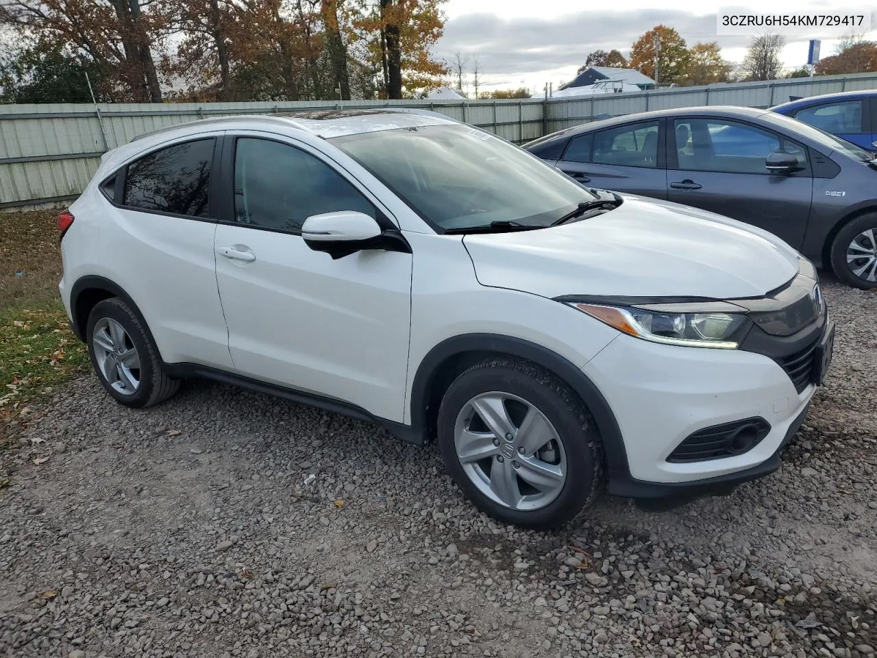 2019 Honda Hr-V Ex VIN: 3CZRU6H54KM729417 Lot: 76586094