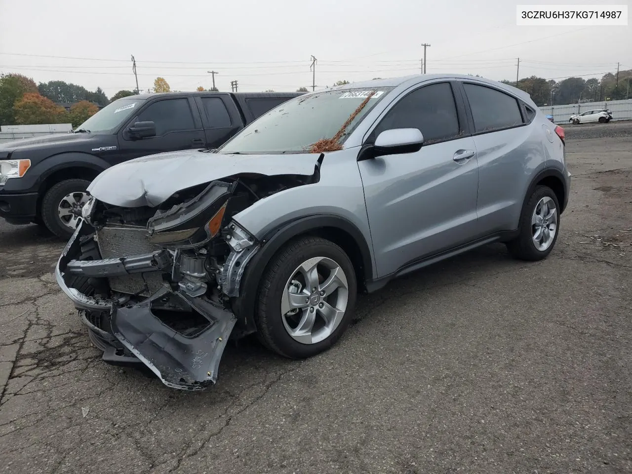 2019 Honda Hr-V Lx VIN: 3CZRU6H37KG714987 Lot: 76631494