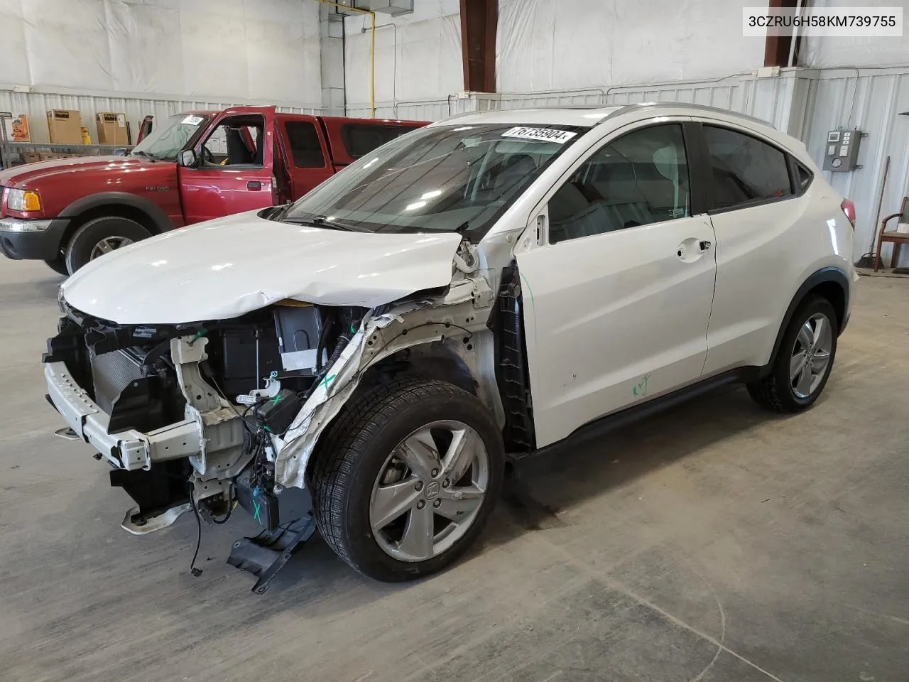 2019 Honda Hr-V Ex VIN: 3CZRU6H58KM739755 Lot: 76735904